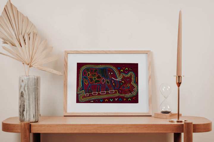Elephant And Lamb Mola