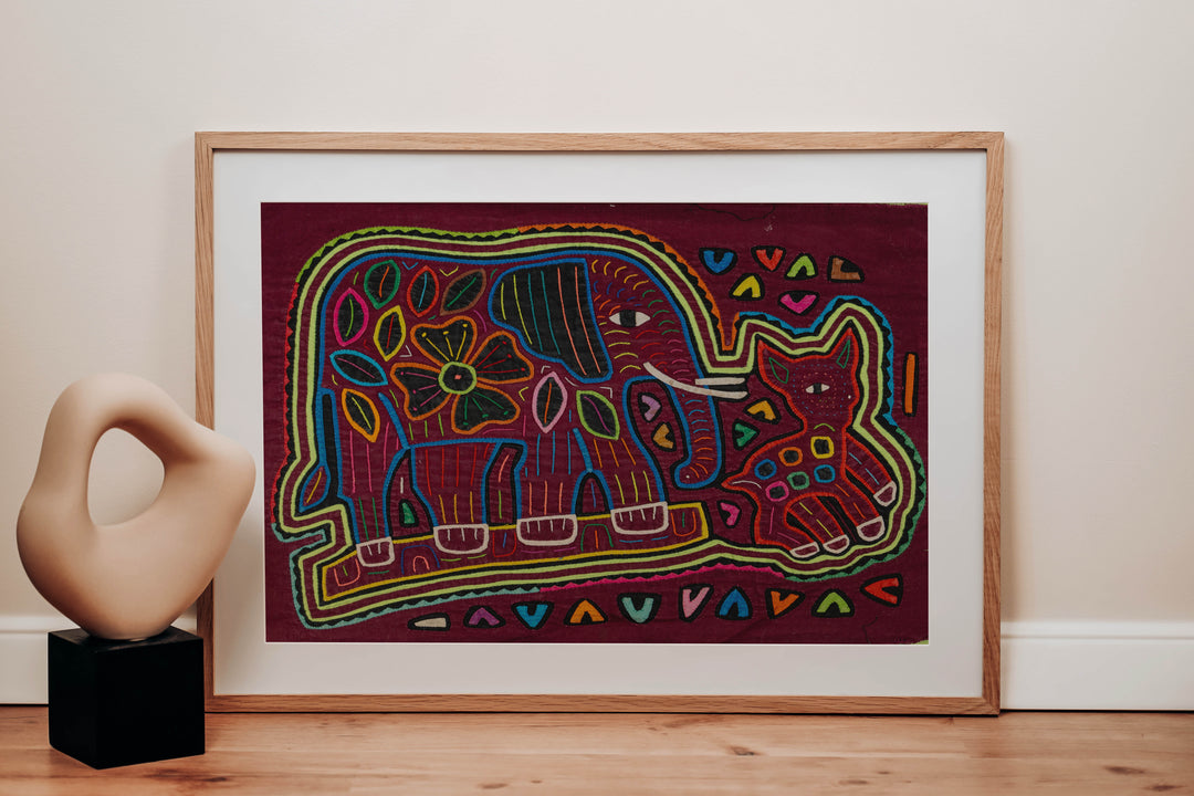Elephant And Lamb Mola