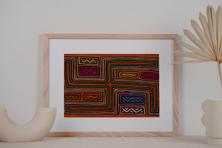 Machine-Stitched Classic Design Mola