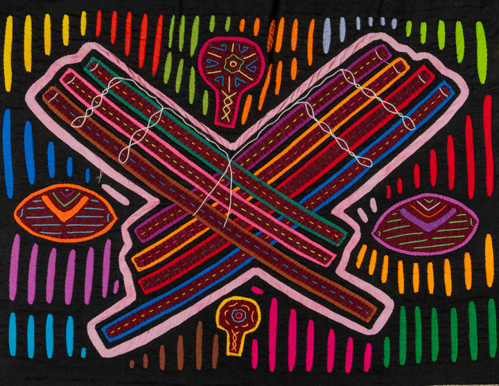 San Blas Island Musical Flute Mola