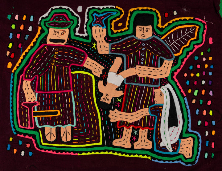 Baby Jesus In Peril Nativity Mola