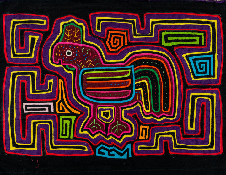 Vintage Machine-Stitched Classic Design Mola