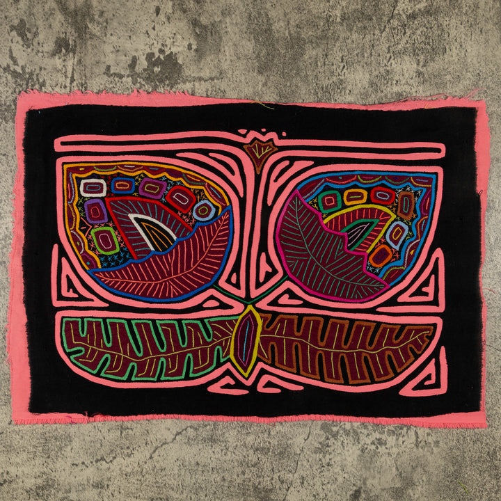 Black And Pink Gorgeous Floral FlowerMola