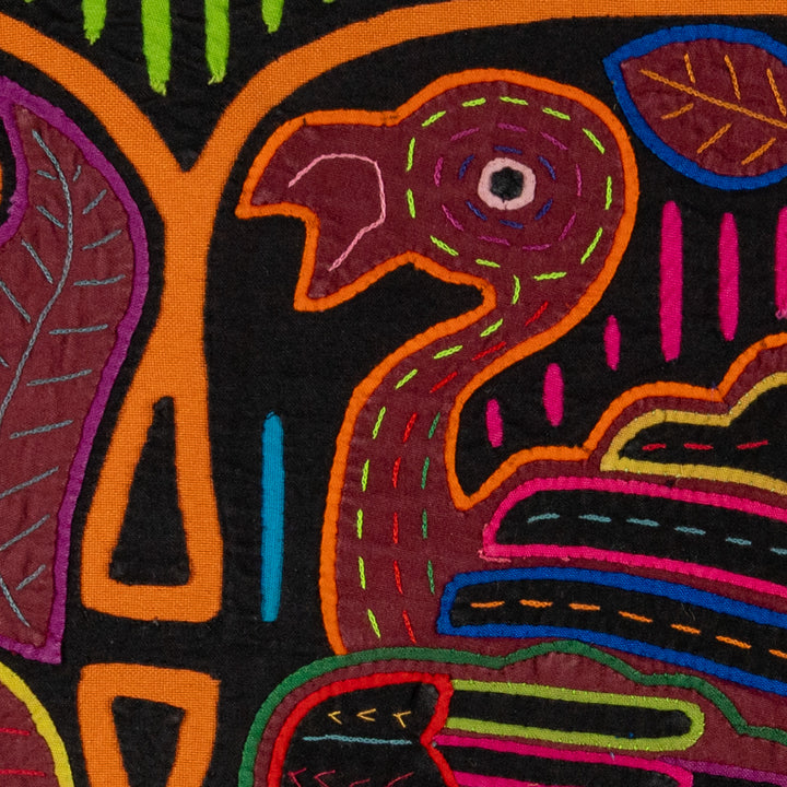 Black And Orange Eloquent Goose Bird Mola