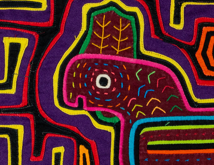 Vintage Machine-Stitched Classic Design Mola