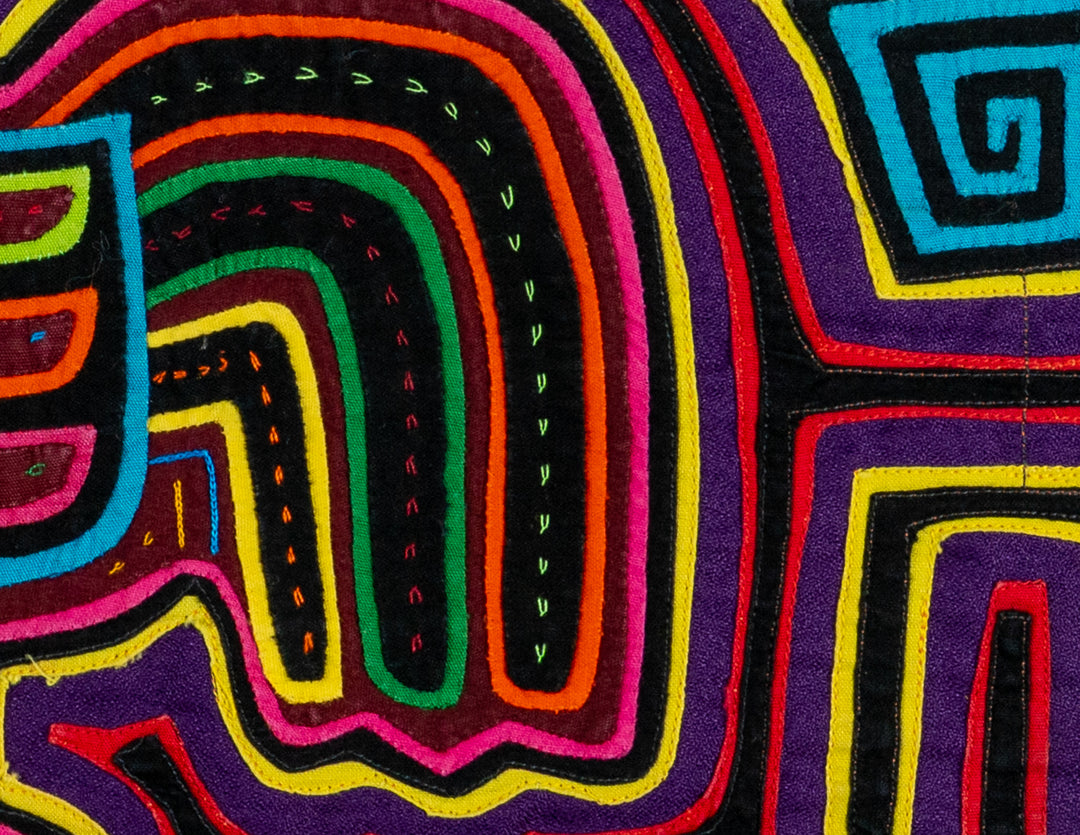 Vintage Machine-Stitched Classic Design Mola