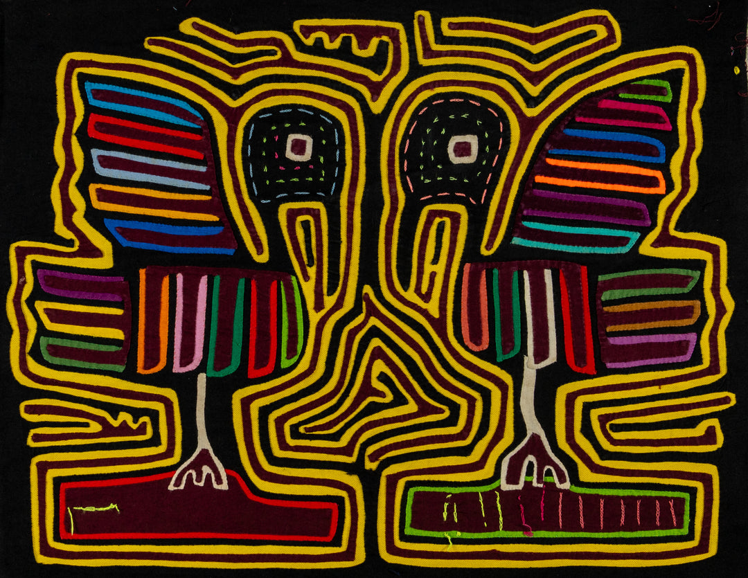 Black And Yellow Pelican Optical Illusion Mola