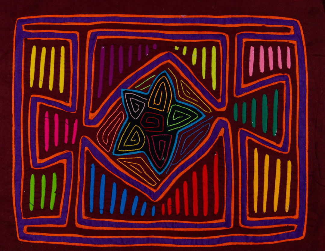 Burgundy And Purple Star Mola