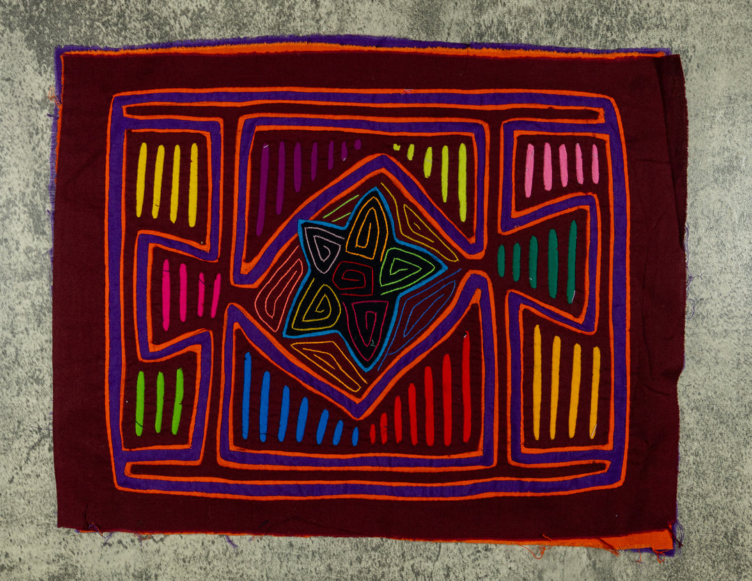 Burgundy And Purple Star Mola