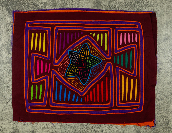 Burgundy And Purple Star Mola