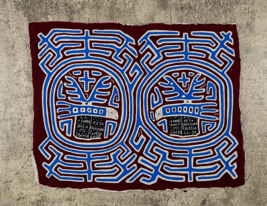Burgundy And Blue Good News Christian Dove Mola