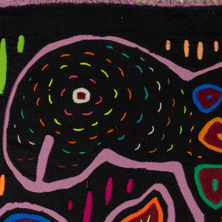 Black And Purple Jungle Critter Mola