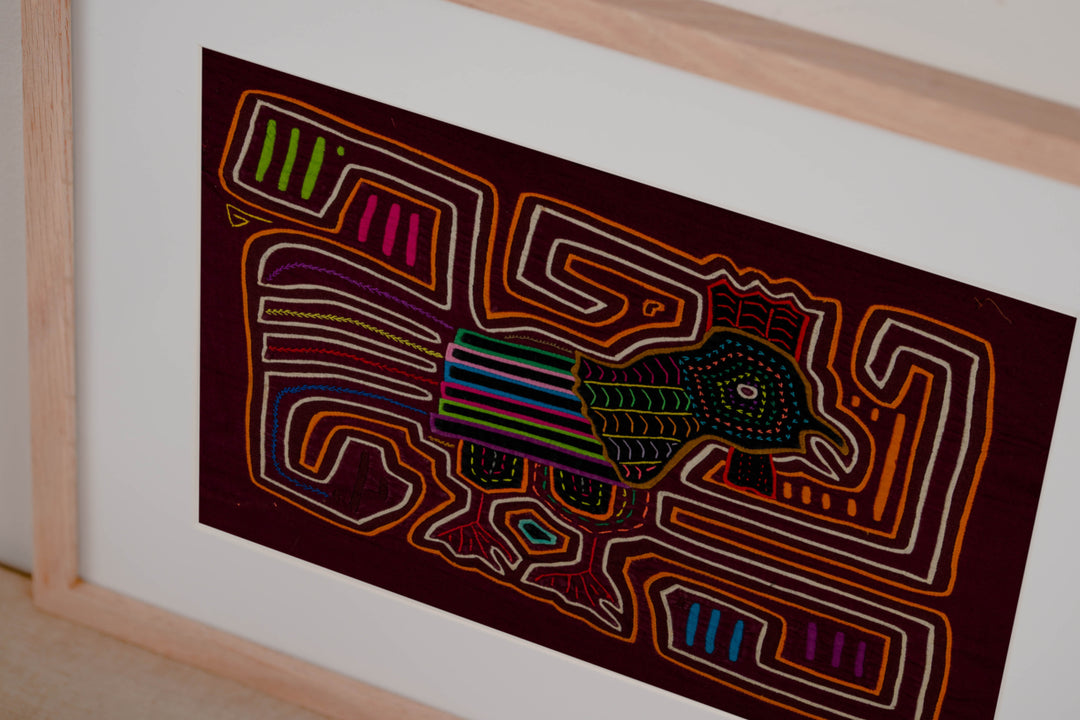 Burgundy Cock-Adoodle-Doo Rooster Mola