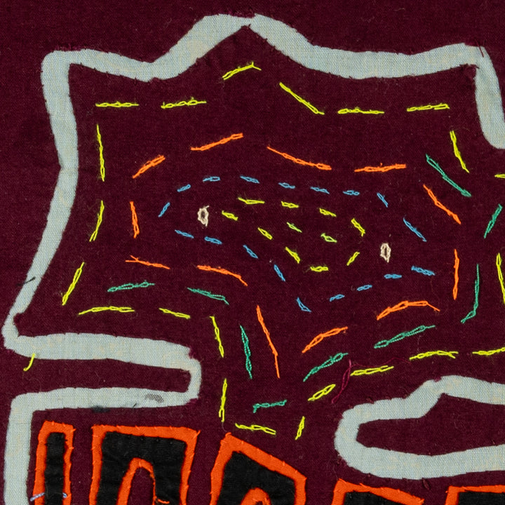 Burgundy And Blue Twin Sisters Mola