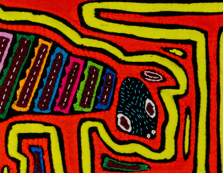 Orange And Yellow Bug In A Maze Mola