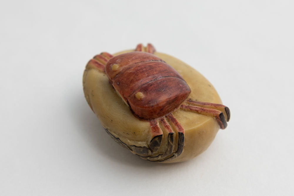 Vintage Wounaan Indian Crab Tagua Carving