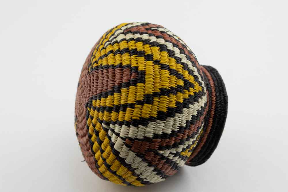 Wounaan Indian Hand Woven Super Colorful Basket Panama