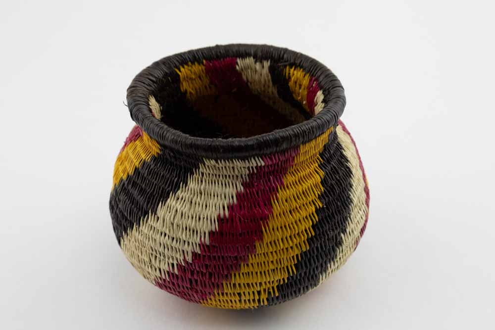 Wounaan Indian Hand Woven Accent Piece Basket Panama
