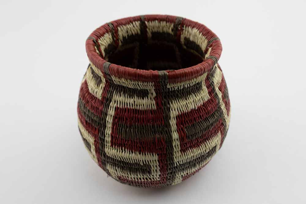 Wounaan Indian Hand Woven Traditional Design Basket Panama