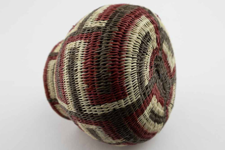 Wounaan Indian Hand Woven Traditional Design Basket Panama