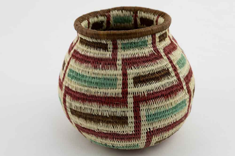 Wounaan Indian Hand Woven Classic Design Basket Panama
