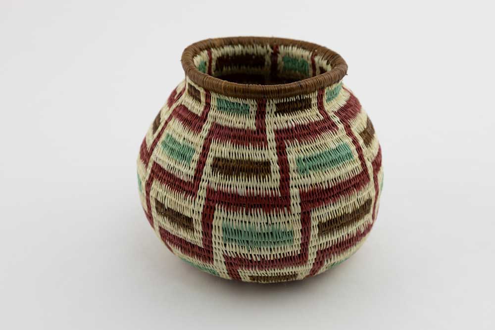 Wounaan Indian Hand Woven Classic Design Basket Panama