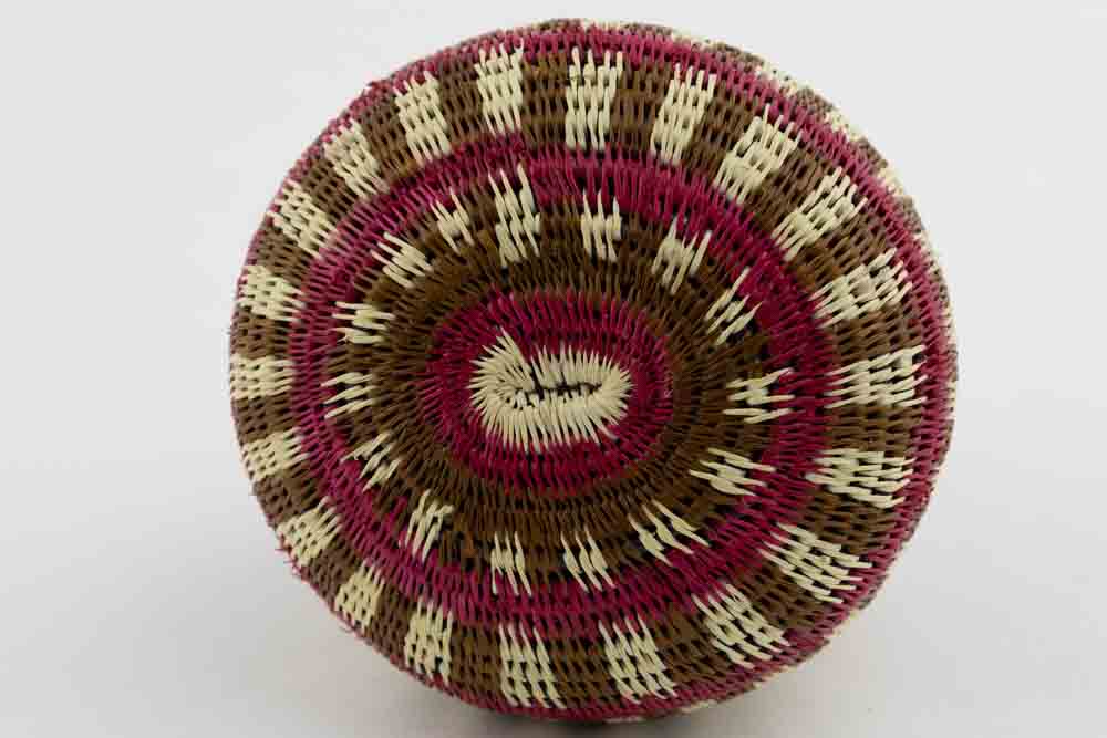 Wounaan Indian Hand Woven Classic Design Basket Panama