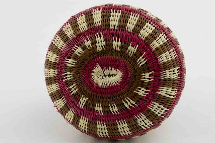 Wounaan Indian Hand Woven Classic Design Basket Panama