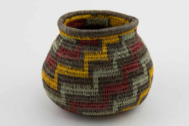 Wounaan Indian Hand Woven Classic Design Basket Panama