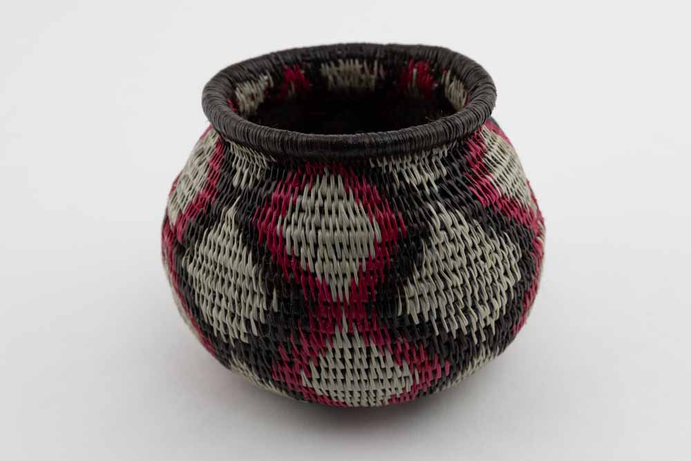 Wounaan Indian Hand Woven Unusual Colors Basket Panama