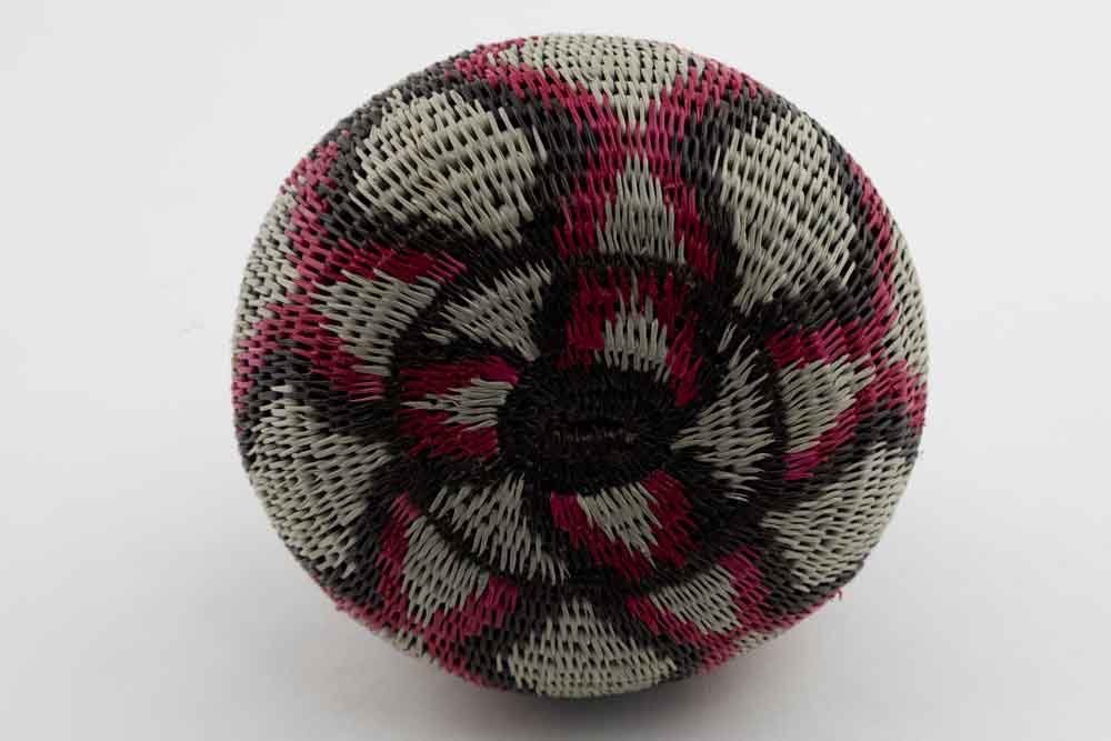 Wounaan Indian Hand Woven Unusual Colors Basket Panama