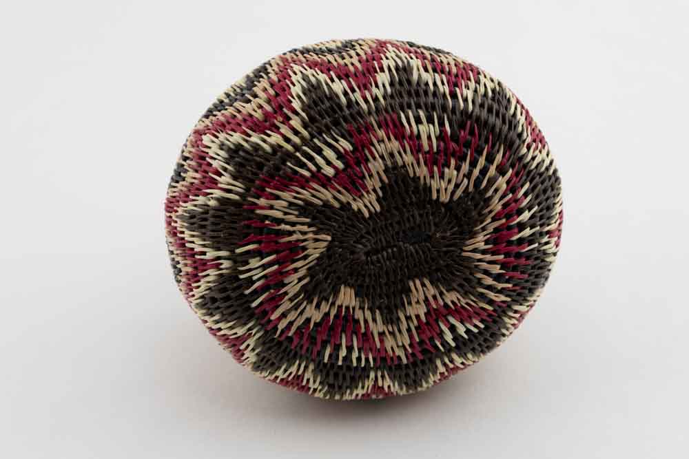 Wounaan Indian Hand Woven Angry Seas Basket Panama