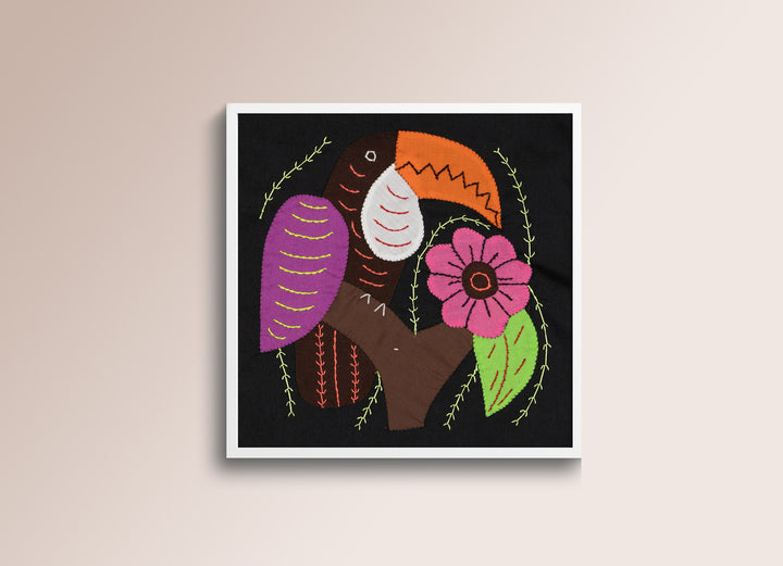 Brown And Purple Toucan Parrot Bird Molita