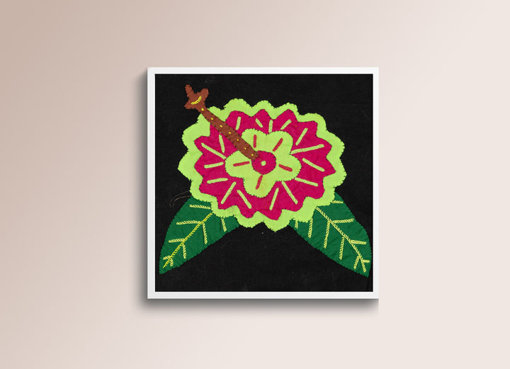 Green And Purple Flower Molita