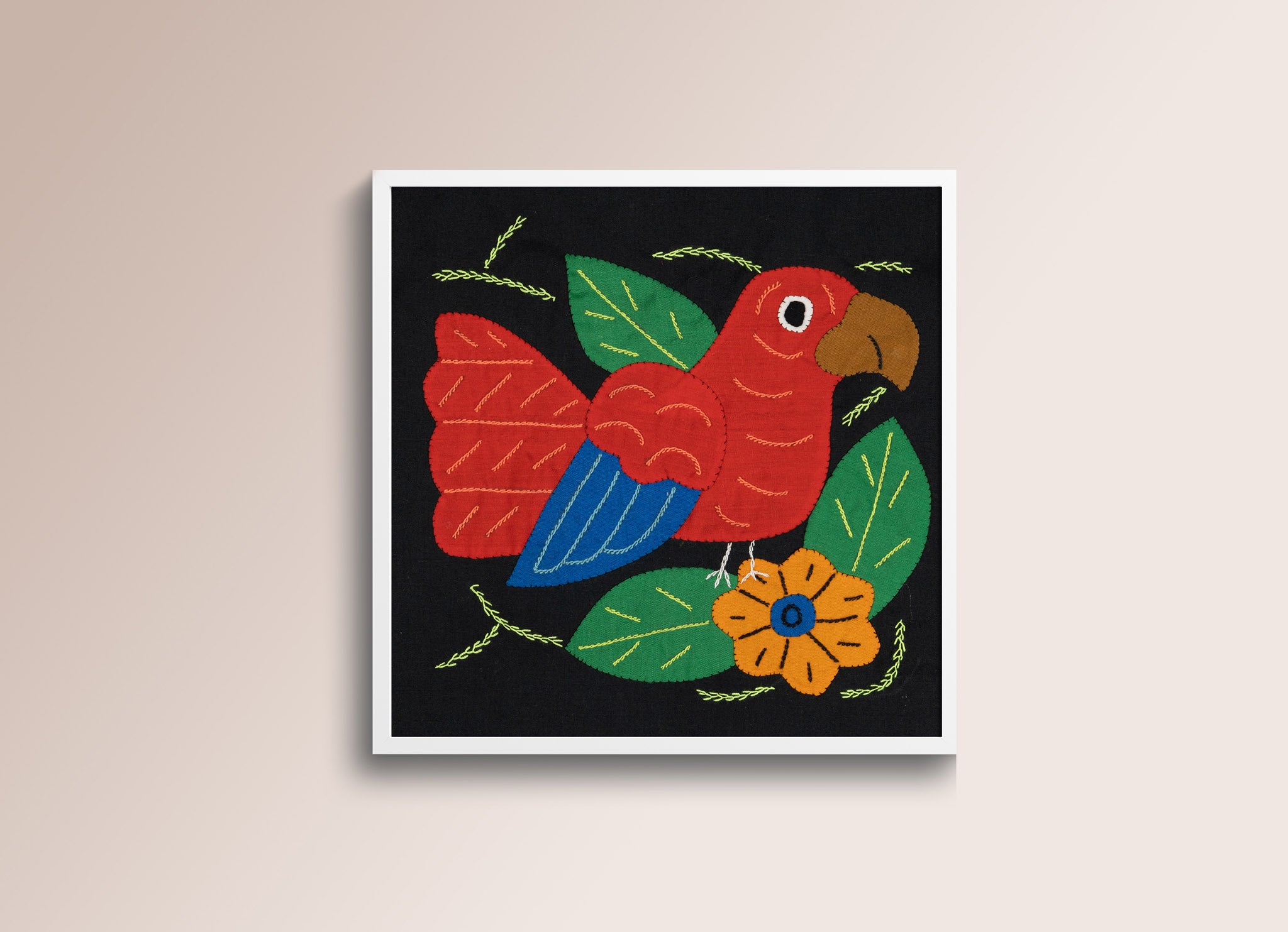 Red And Blue Parrot Bird Molita