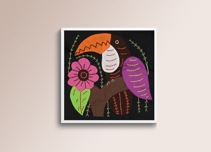 Purple And Brown Toucan Parrot Bird Molita