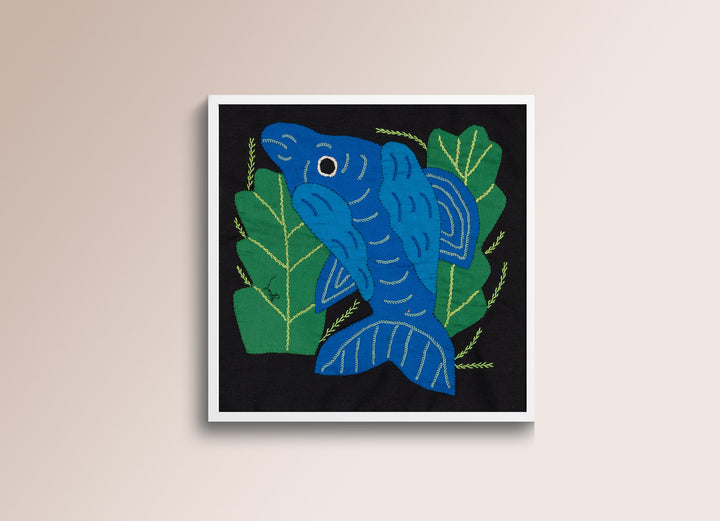 Blue Dolphin Among Ferns Molita