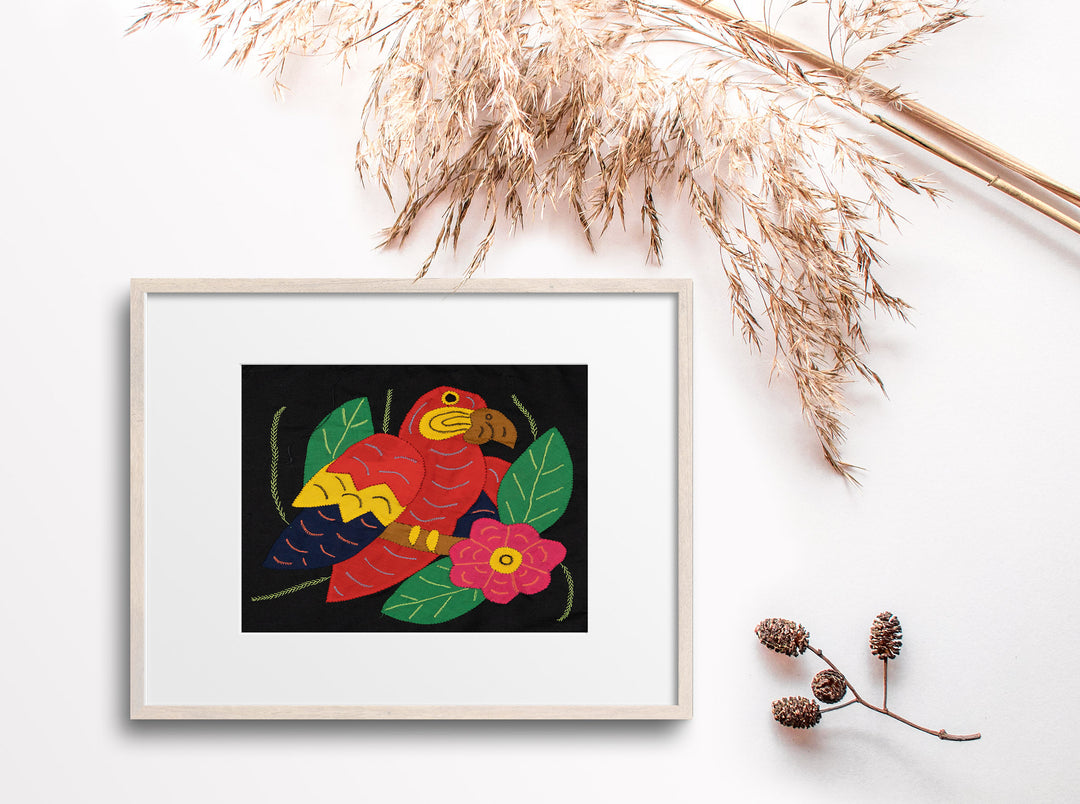 Red Yellow and Blue Bird Molita