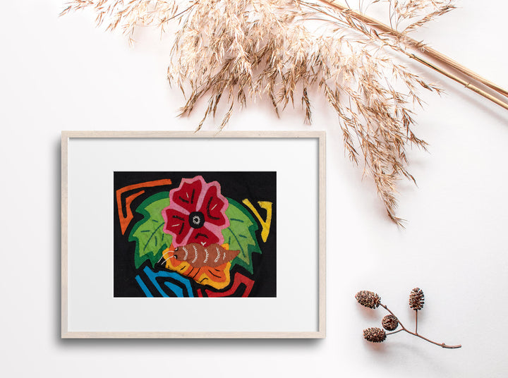 Weird Shape Brown and Gold Butterfly with Flower Molita