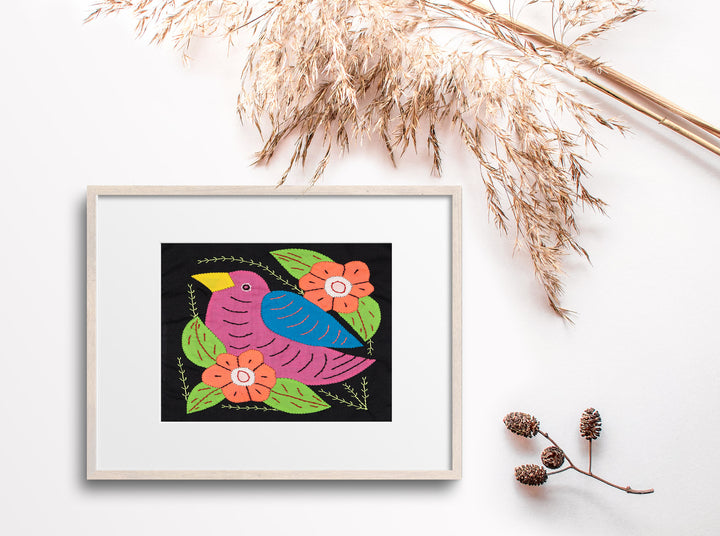 Pink Blue Bird Molita