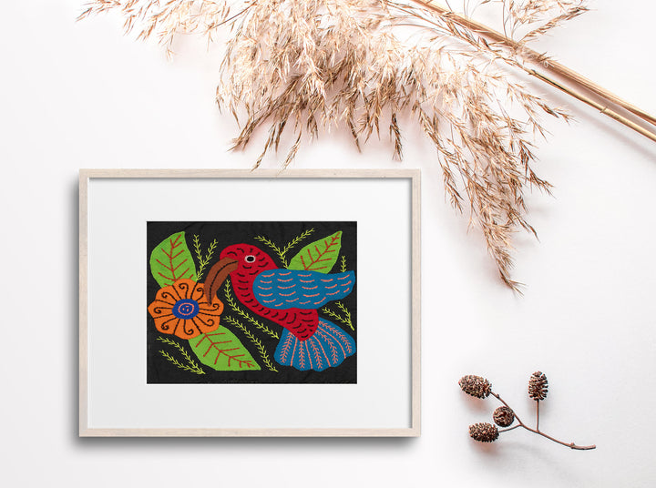 Red And Blue Hummingbird Molita