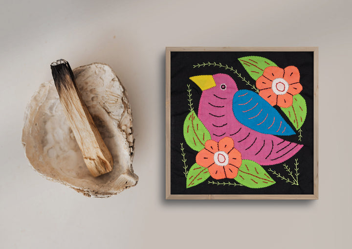 Pink Blue Bird Molita