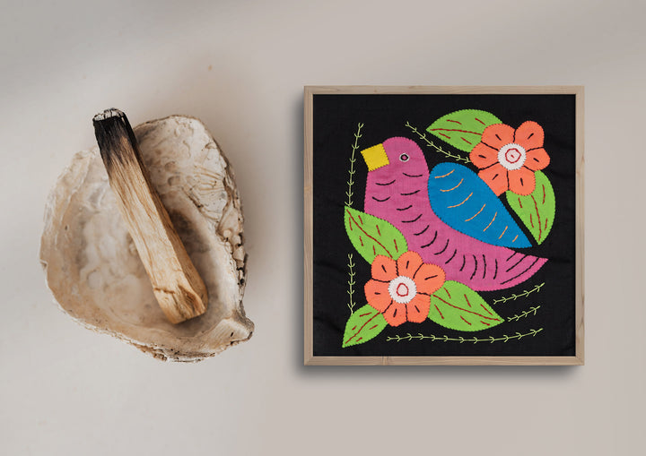 Pink And Blue Bird Molita