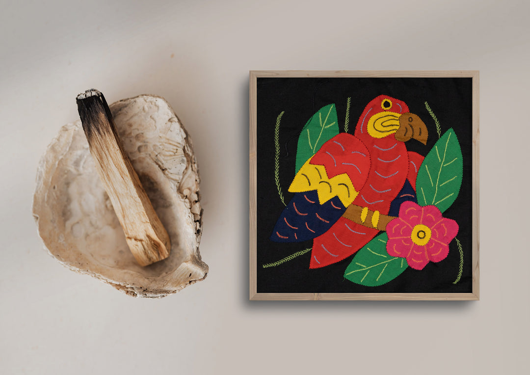 Red Yellow and Blue Bird Molita