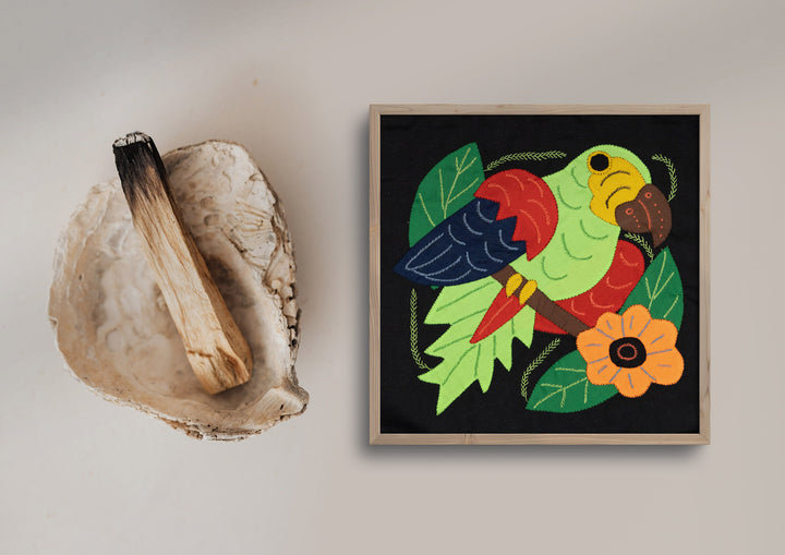 Green Red and Blue Parrot Bird Molita