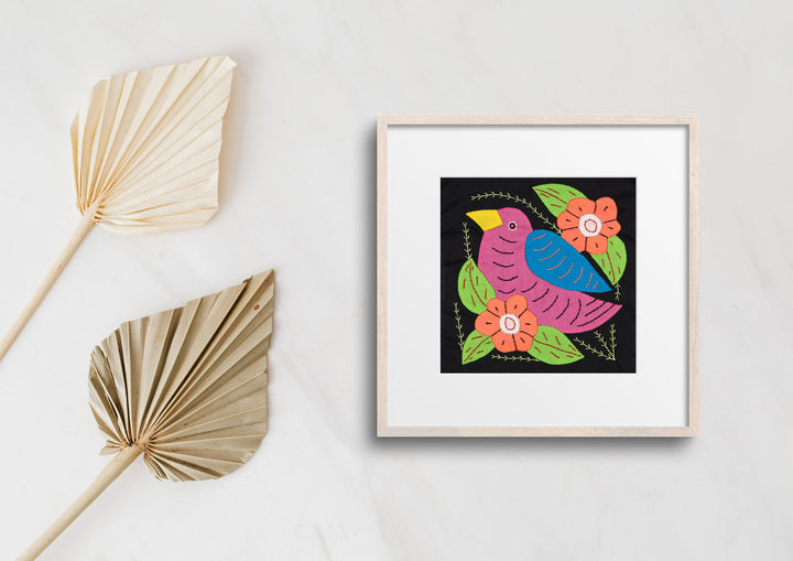 Pink Blue Bird Molita