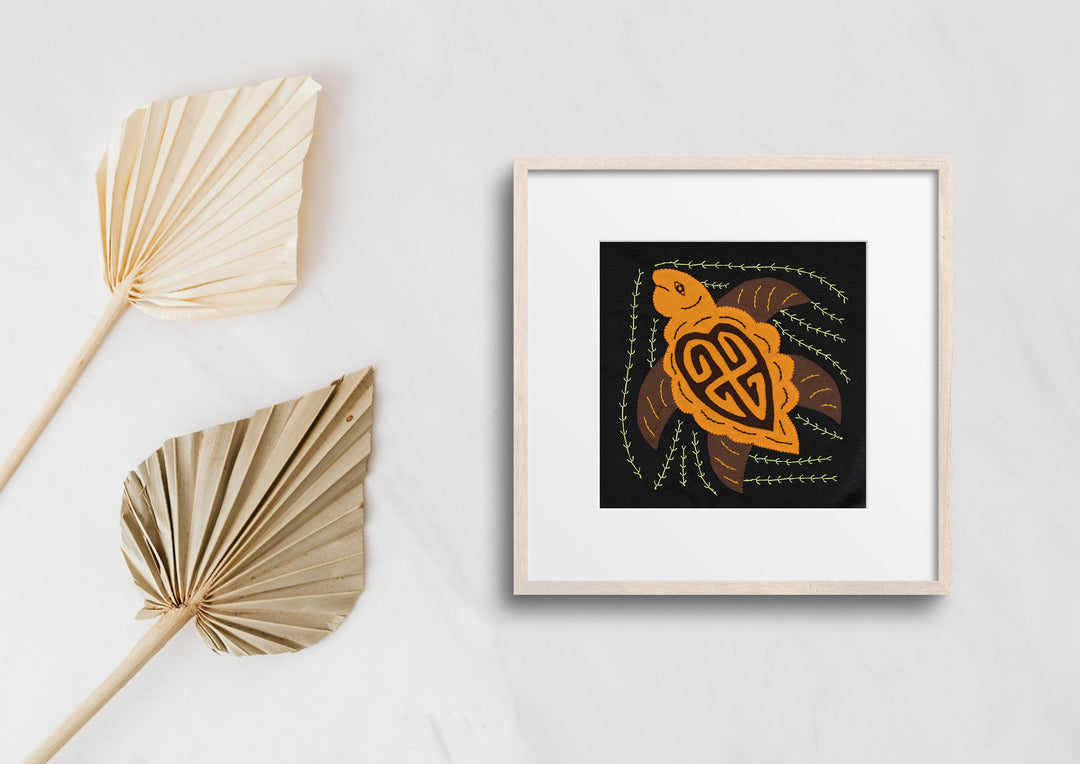Brown And Gold Sea Turtle Molita
