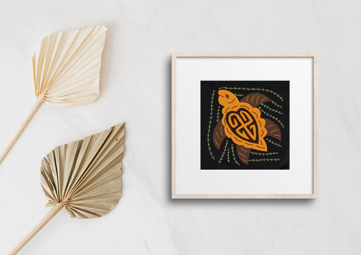 Brown And Gold Sea Turtle Molita