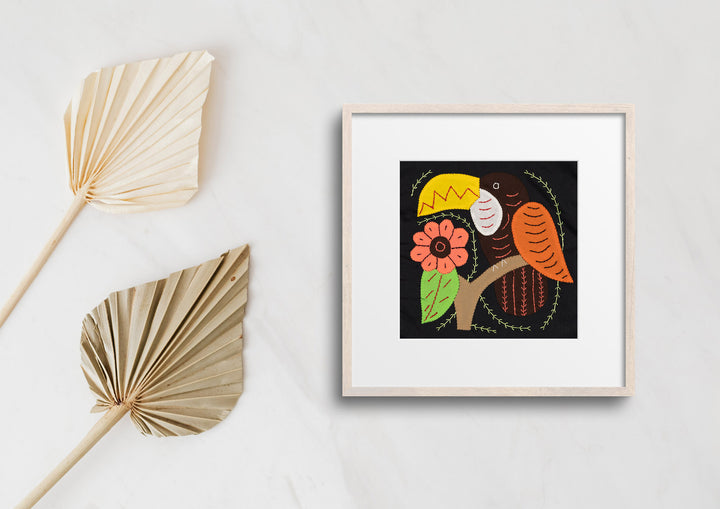 Brown and Orange Toucan Parrot Bird Molita