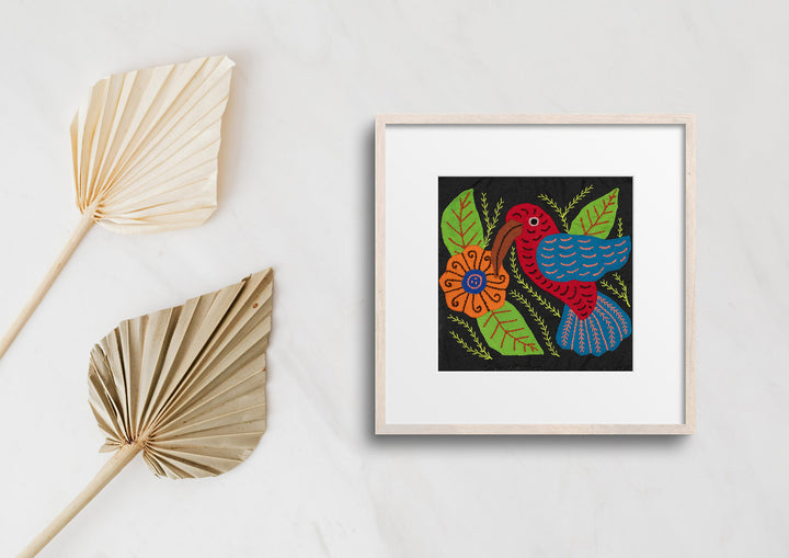 Red And Blue Hummingbird Molita